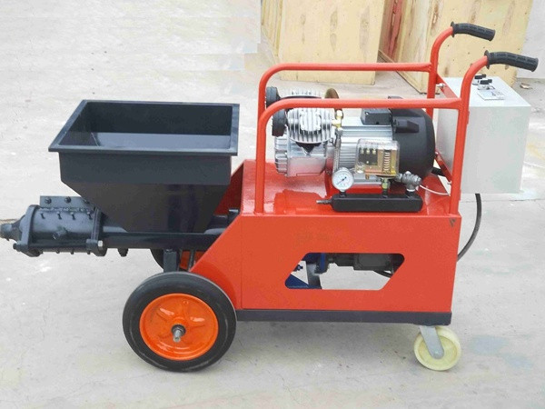 230V 50HZ single-phase mortar spraying machine to New Delhi, India