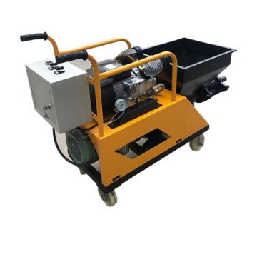 Electric diesel cement mortar spraying machine for wall plastering