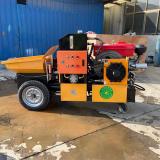 Easy operation mini portable diesel concrete pump